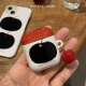 红黑苹果适用于Airpods4保护套airpods2耳机套aipods二代无线蓝牙AirPods3代韩ins风菲林耳机壳硬AirPodspro2