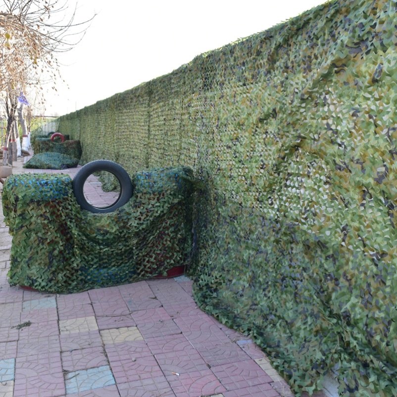 cs草绿布置隐蔽主题遮农场军绿色防晒迷彩网布装饰网围栏拓展双层