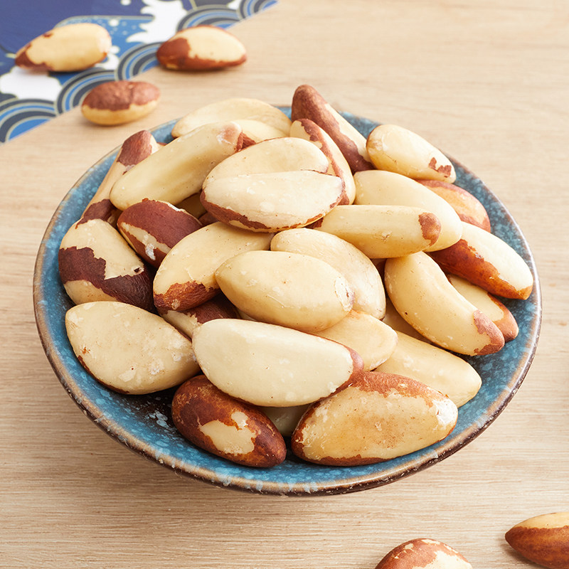 鲍鱼果仁500g罐装去壳原味生巴西坚果熟沙漠果 孕妇干果零食 包邮