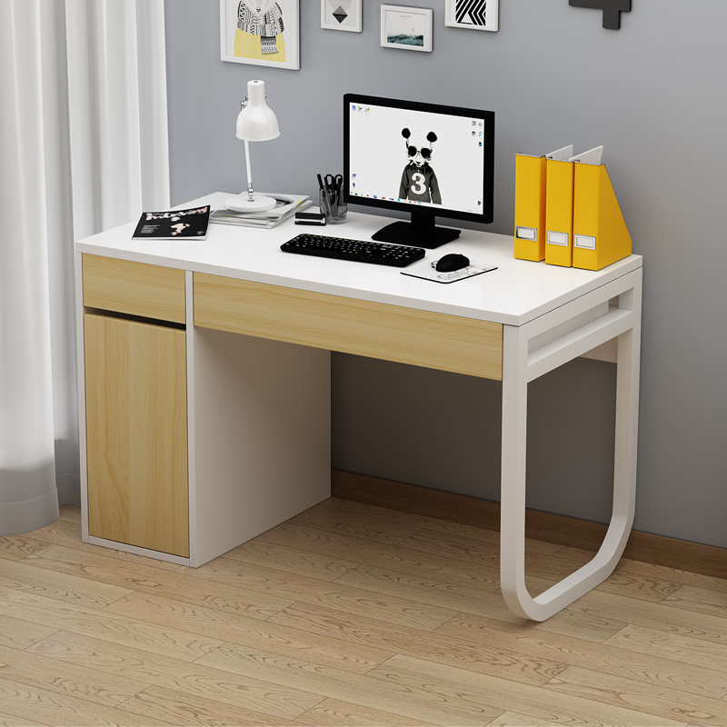 电脑桌家用书房书桌办公桌多功能现代简约卧室学习笔记本桌写字台