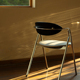 可奈椅实木款 致家家居 |不锈钢软包靠背椅子轻奢高级钢管椅餐椅