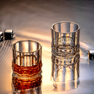 威士忌酒杯洋酒杯子水晶玻璃创意古典家用啤酒高档高端酒具套装