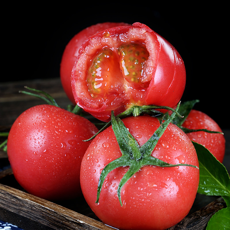 正宗普罗旺斯西红柿沙瓤新鲜水果番茄陕西泾阳洋柿子当季自然成熟