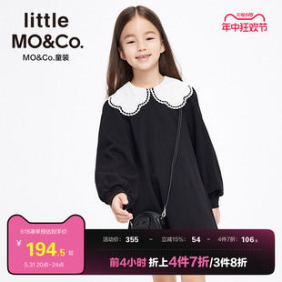 littlemoco童装春秋装女童长袖短款连衣裙子公主裙KBB1DRS038