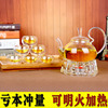 耐高温玻璃高把壶翘尾泡茶壶带不锈钢过滤网功夫茶具套组多款可选 耐高温玻璃高把壶翘尾泡茶壶带不锈钢过滤网功夫茶具套组多款可选