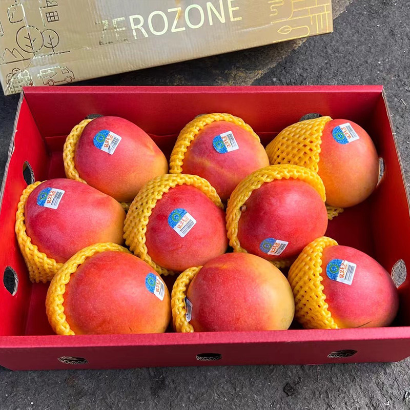 顺丰包邮 进口澳芒2/5/10斤原箱礼盒装当季新鲜水果特大芒果