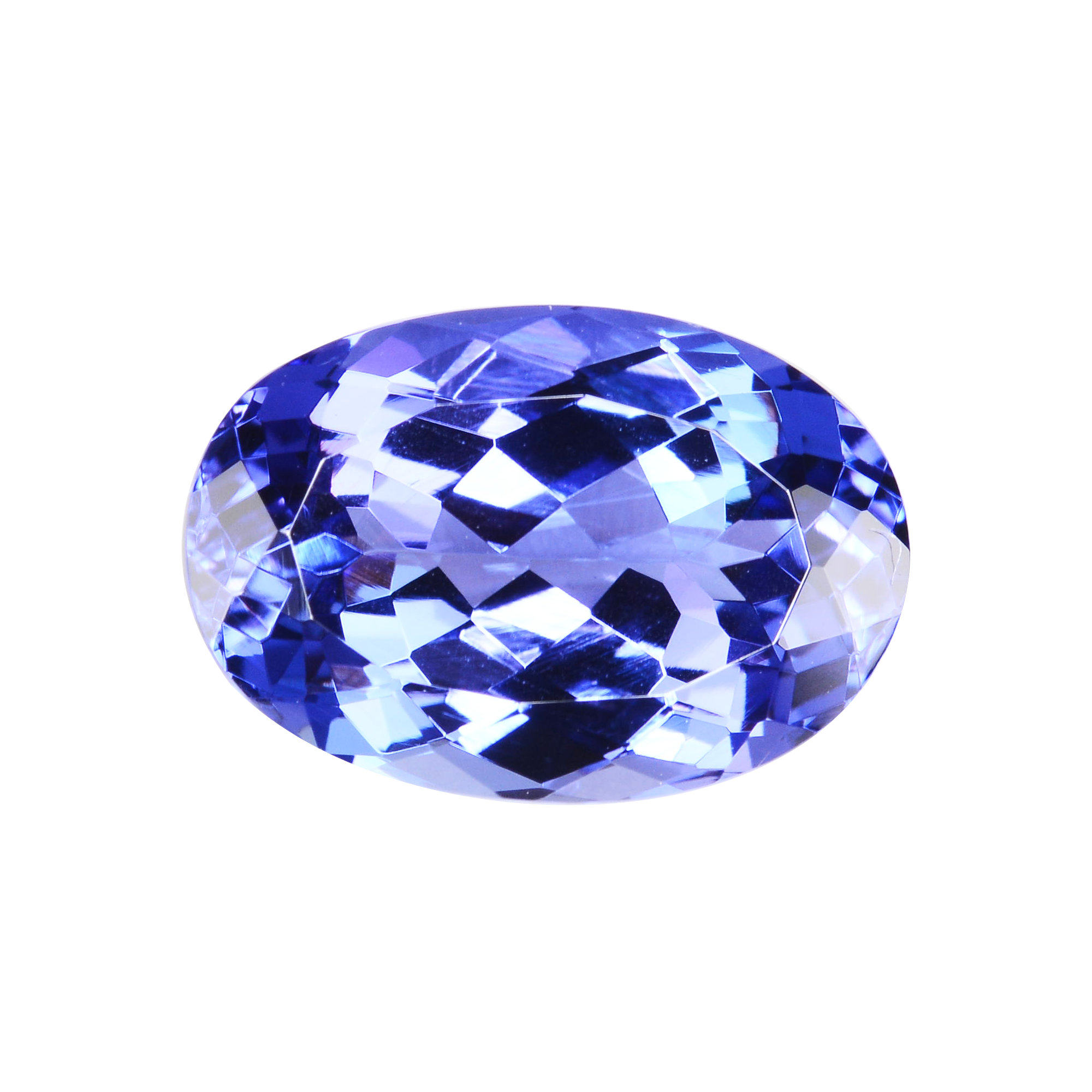 4.55克拉 天然坦桑石裸石 颜色浓 火彩闪 提供款式设计镶嵌4457