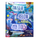 脚下的大海折叠书英文原版绘本 The Sea Below My Toes 双面超长拉页科普书儿童认知读物精装大开Yuval Zommer3-6岁