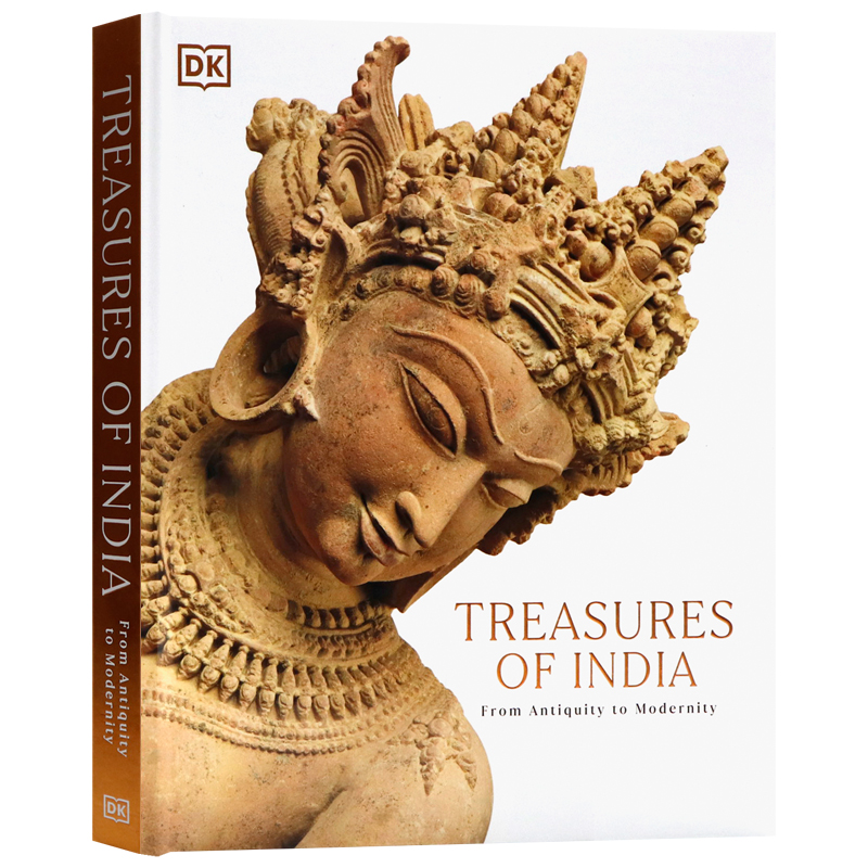 DK出品 印度文物英文原版Treasures of India艺术品雕塑收藏图鉴画册印度历史文化书籍中小学青少年课外阅读科普百科书籍进口英语