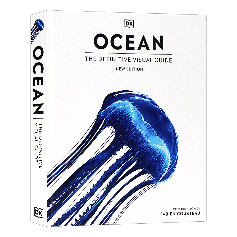 DK权威视觉指南 新版 Ocean 海洋 英文原版 海洋生物科普认知 精装 全彩插图图解 DK百科科普图书 Fabien Cousteau