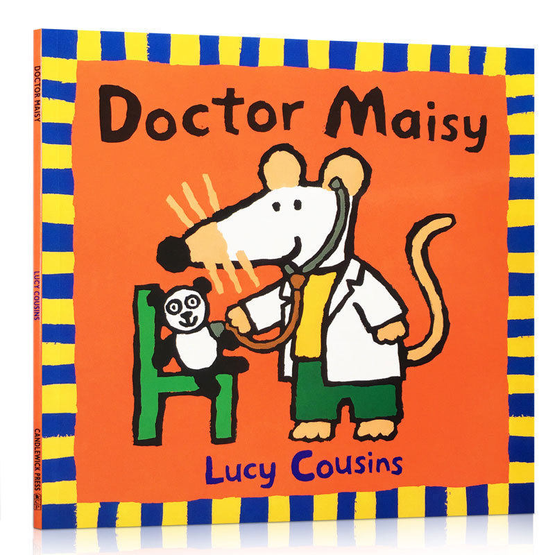 原版绘本 doctor maisy 小鼠波波当医生 平装绘本 作者 lucy cousins