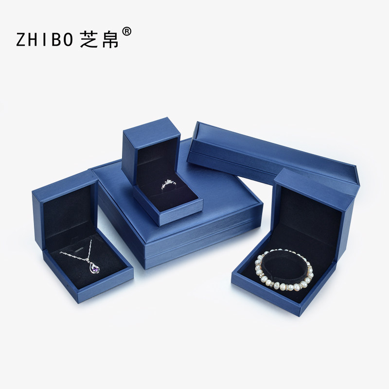 芝帛珠宝首饰项链盒子礼物盒戒指盒单戒饰品包装对戒手镯盒定制