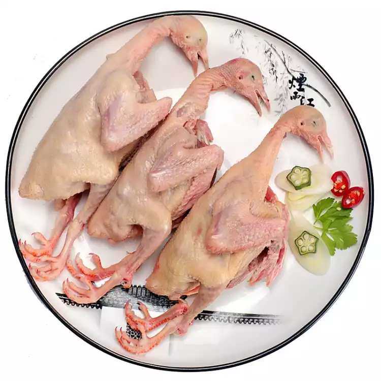 【顺丰包邮】鸽子肉白条乳鸽新鲜  单只5两重三只包邮