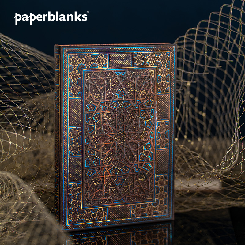 paperblanks复古笔记本子开罗画室系列大学生文具礼品送午夜星辰