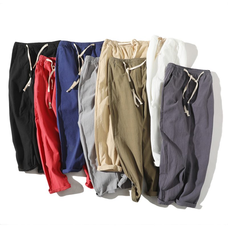 男束脚运动裤哈伦裤修身九分裤Men Cotton Casual Jogger Pants|ruв категории Мужская одежда, брюки - от Buy2taobao.com для оказания профессиональной услуги покупки агента Taobao