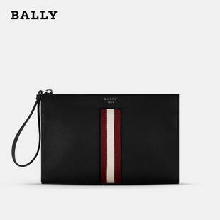 【正品保证】Bally/巴利手拿包百搭商务休闲条纹拼色钱包男MAKID