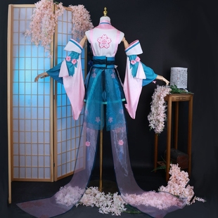 初音未来阴阳师联动cosplay服装初音未来觉醒前COS服扮演服女套装