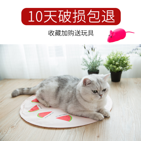 猫咪冰垫耐咬猫窝用凉席不粘毛垫子宠物凉垫夏天睡垫夏季降温神器