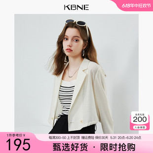 外套女春秋款短款小个子防晒kbne2024夏季新款爆款独特超好看上衣