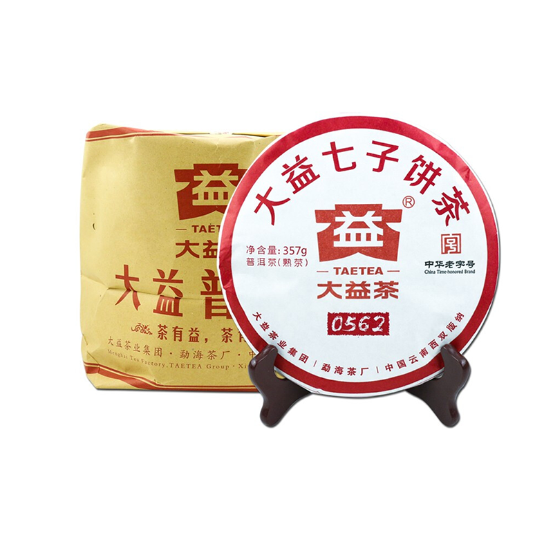 大益普洱茶0562熟茶2018年1