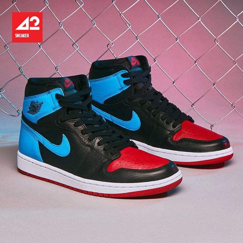 【42运动家】wmns air jordan 1 aj1红蓝反转警灯 cd0461-046