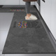 厨房地垫2024新款家用门口硅藻泥防滑脚垫子免洗可擦加厚专用地毯
