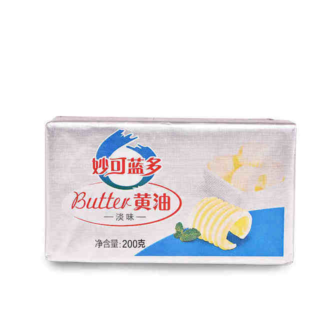 妙可蓝多淡味黄油200g 蛋糕食用牛油动物奶油 代发货_不打折现价15.