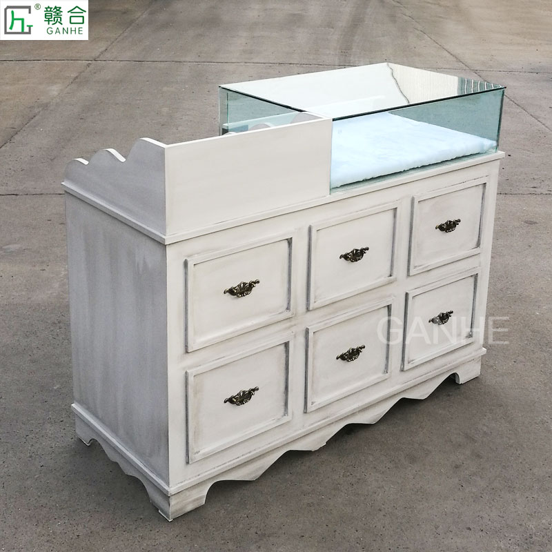 new pattern Retro Cashier Do the old Paint Reception Jewelry stores The reception desk European style Bar counter Glass cabinetin the Business/Office Furniture , Office Furniture , Desk , Reception/Front Desk (New) category - from Buy2taobao.com to provide professional Taobao agent buy service