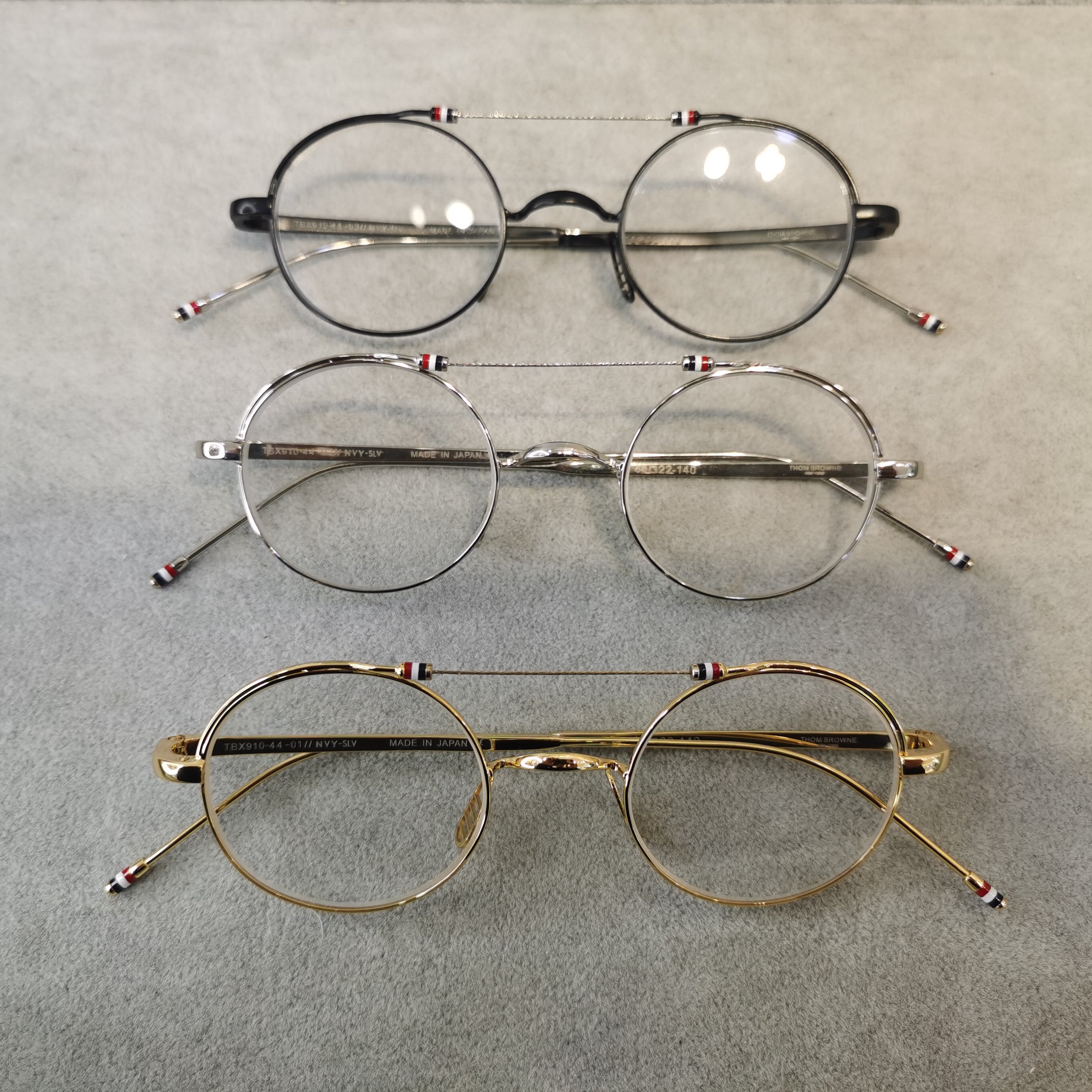 tb711学院风半框近视眼镜男thom文艺清新光学镜女browne中性眼镜