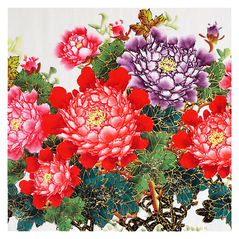 刘丹娜《富贵花开》职业画家