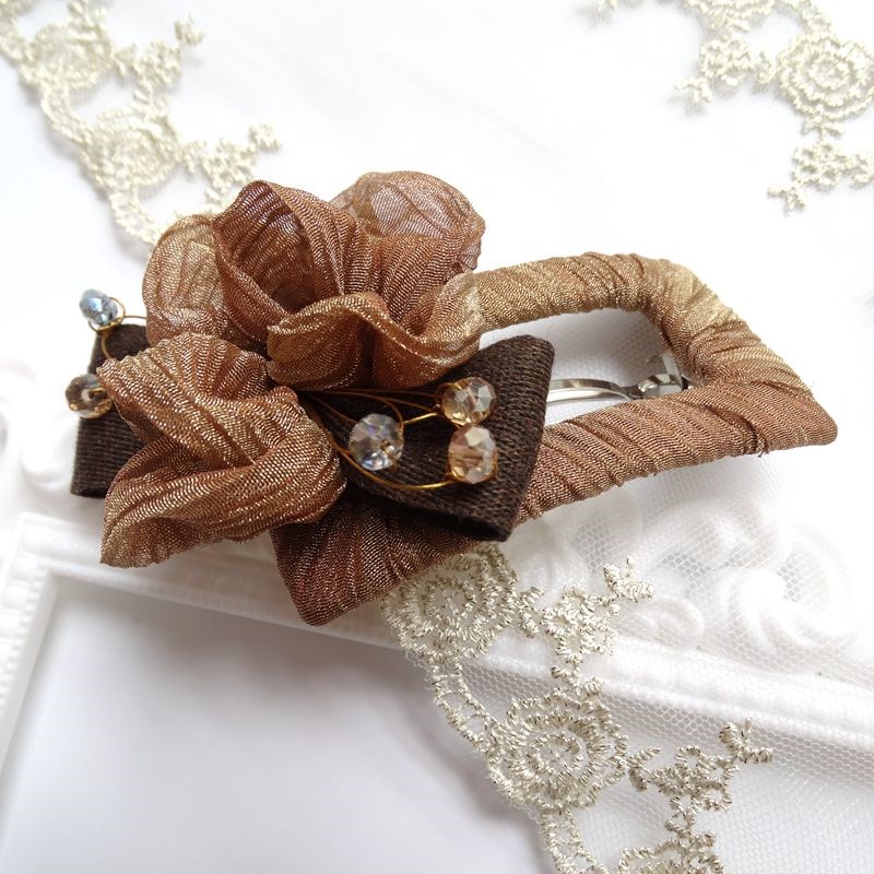 韩版饰品30-40岁女性礼物发夹马尾夹弹簧夹复古头发夹子边夹顶夹