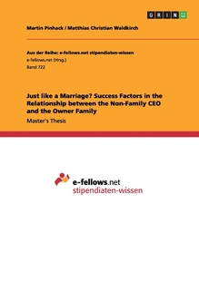 【预售 按需印刷】Just like a Marriage? Success Factors in the Relationship between the Non-Family CEO and the Owner F