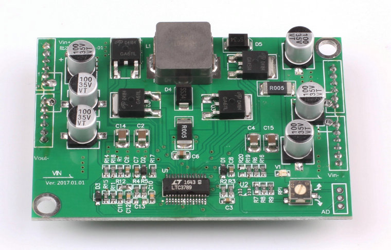LTC3789 自动升降压模块  恒压可调输出 效率高 发热小 功率大