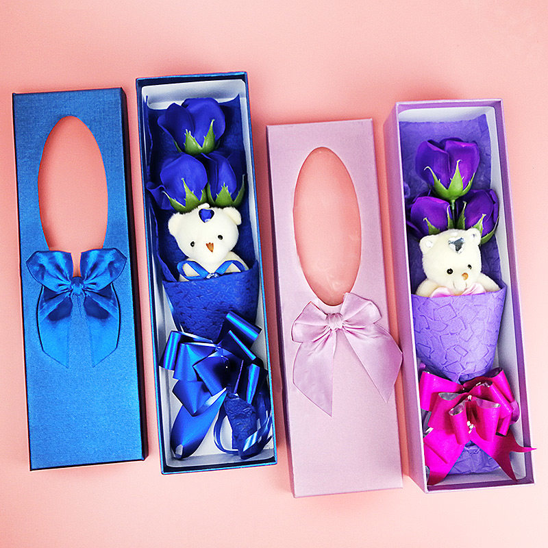 情人节玫瑰礼盒情人节送女友