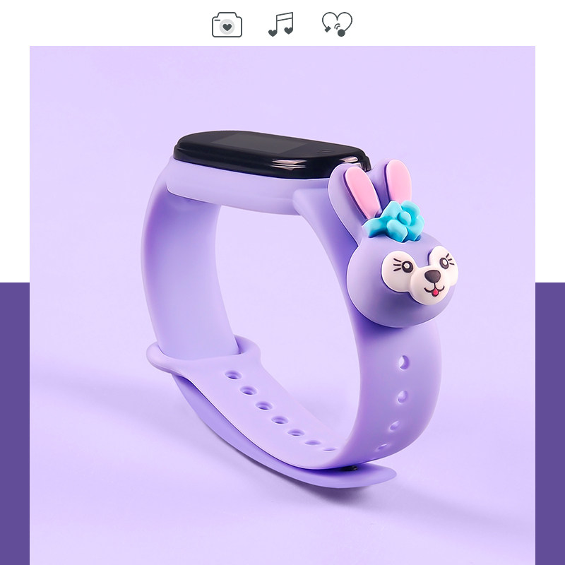 适用小米手环7/6腕带 5nfc版智能运动手环表带3/4替换带个性潮牌可爱