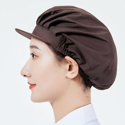 2022厨师帽女厨房女士做饭炒饭炒菜防油烟掉头发卫生女款工作帽子