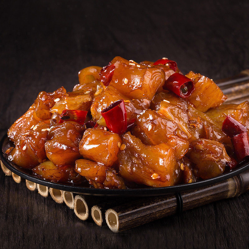 优惠券后26.8元,艾辣魅私房菜牛筋牛蹄筋香辣麻辣味卤味粗卤熟食零食