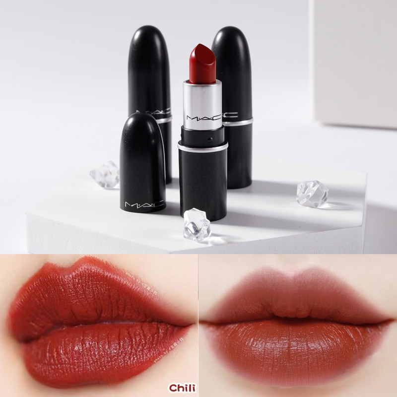 mac魅可唇膏口红mini迷你版1.8g中样小辣椒砖红色646ruby woo