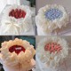 母亲节鲜花朵花束蛋糕装饰珠光雪梨纸围边包装纸防水网红褶皱加厚
