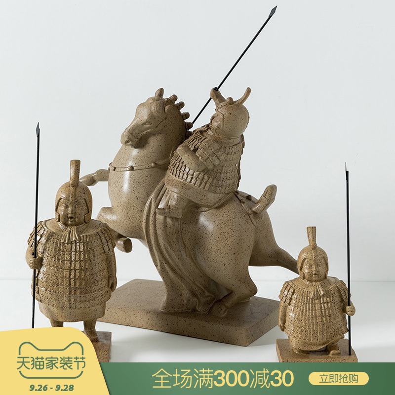 复古美式风格摆件 盔甲武士铠甲骑士模型 酒吧家居软装橱窗摆件|ruв категории Домашний быт, украшения - от Buy2taobao.com для оказания профессиональной услуги покупки агента Taobao