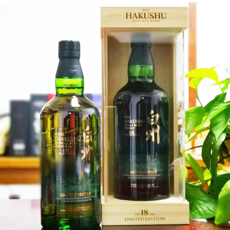 白州18年威士忌木盒限量版700ml43volhakushusinglemalt