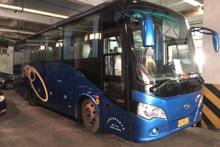 【第二次拍卖】桂林大宇牌大型汽车粤ap6813(营运车辆,落户广州需具备