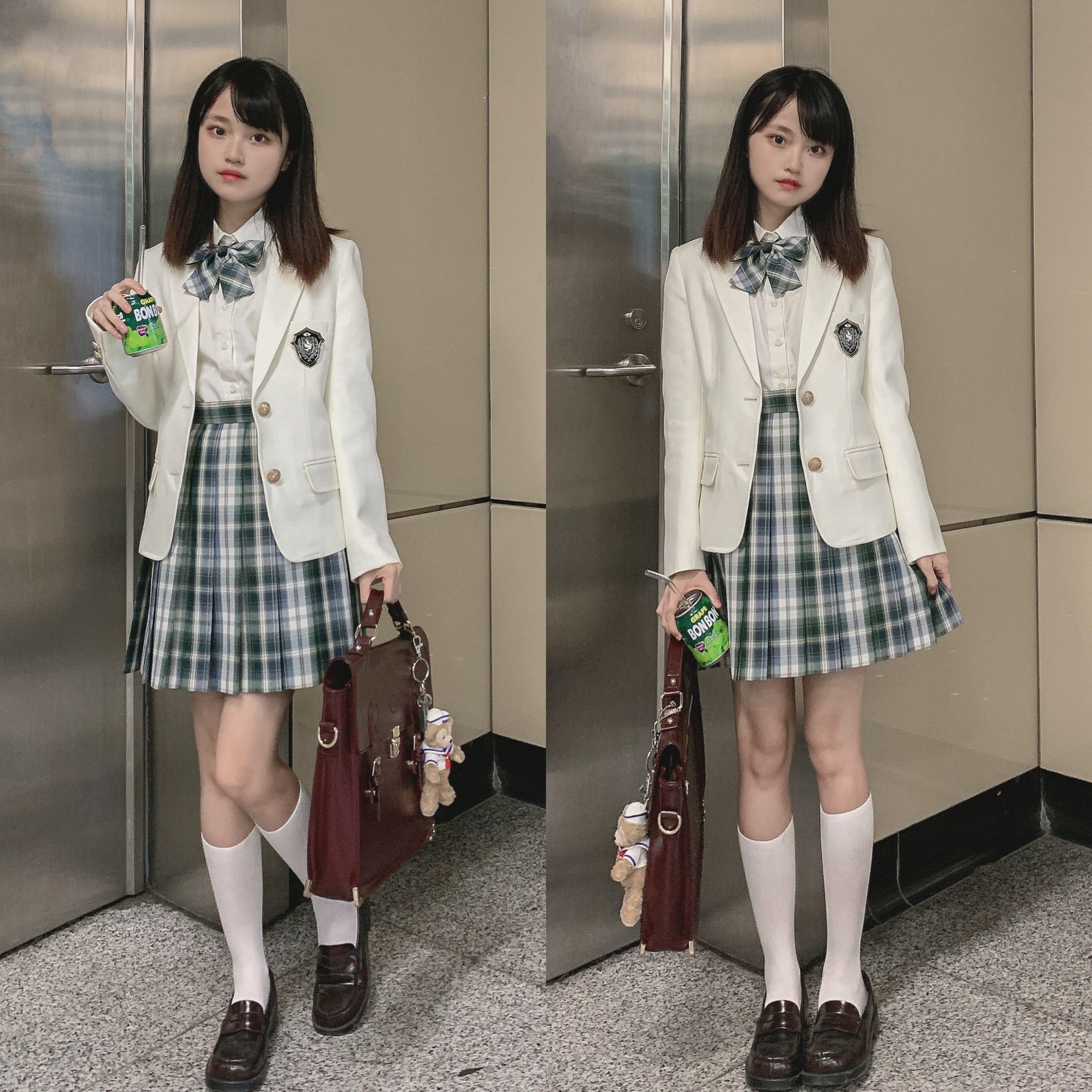 【现货】【西雀高】兔狲的店jk制服西服衬衫西式两粒扣西装