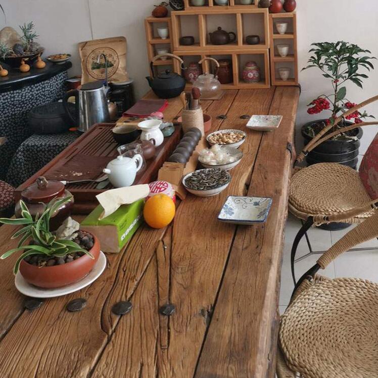 老榆木门板旧木头实木复古怀旧风化木板原木老门板茶桌茶台吧台板在类目 住宅家具, 案/台类, 吧台中 - 来自Buy2taobao.com提供专业的淘宝代购服务