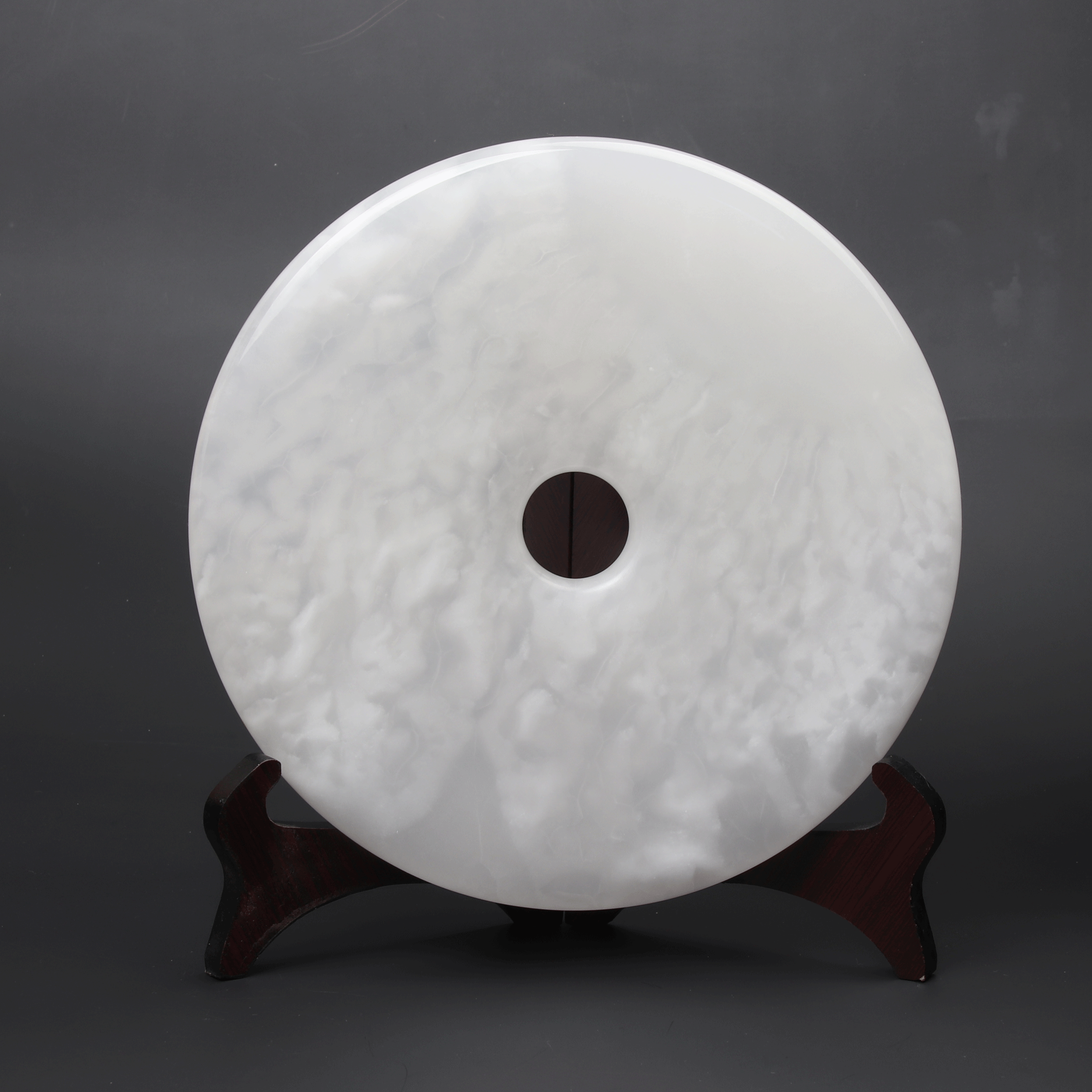 娇婉平安扣风水摆件大平安扣家具摆件天坛玉石阿富汗玉