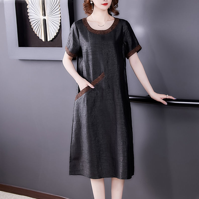 真丝女士连衣裙香云纱