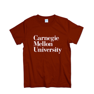 卡内基梅隆大学校服Carnegie Mellon University短袖T恤纯棉班服