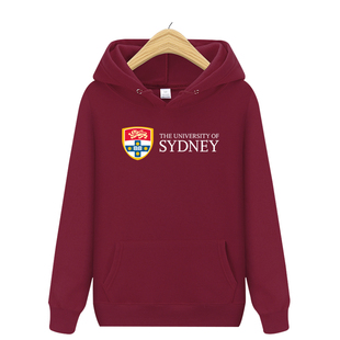 悉尼大学套头卫衣连帽衫男女秋冬季加绒加厚长袖学生服班服外套
