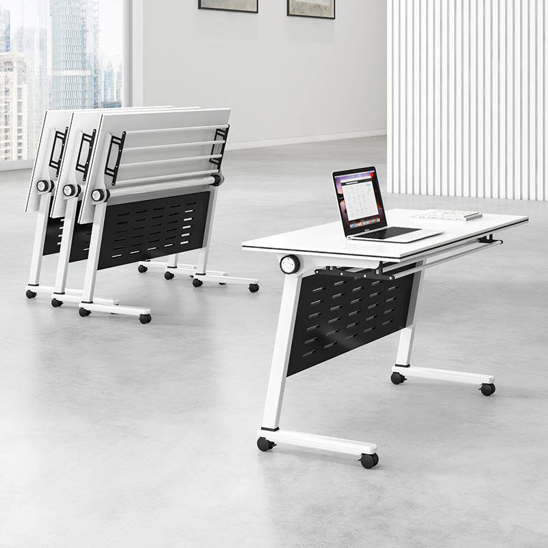 折叠会议桌移动办公桌培训桌椅组合长条桌会议室多功能可移动拼接