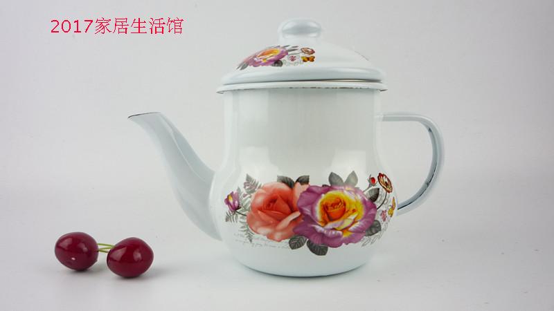 高档0.5升加厚迷你珐琅搪瓷小泡茶壶 咖啡壶 搪瓷水壶奶壶包邮在类目 餐饮具, 茶具, 茶壶中 - 来自Buy2taobao.com提供专业的淘宝代购服务